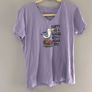 Purple t-shirt